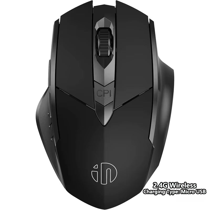 Bluetooth Compatible Mouse Rechargeable 2.4G  Wireless Mouse Office Mute Support PC Laptop Tablet Smartphone Universal