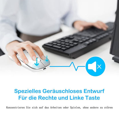 2.4Ghz Mouse USB Rechargeable Wireless Mouse for Macbook Pro/Air/Laptop