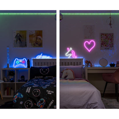 Neon Wall Lights LED Signs Party Kids Decoration Home Decor Bedroom Hanging Lamp