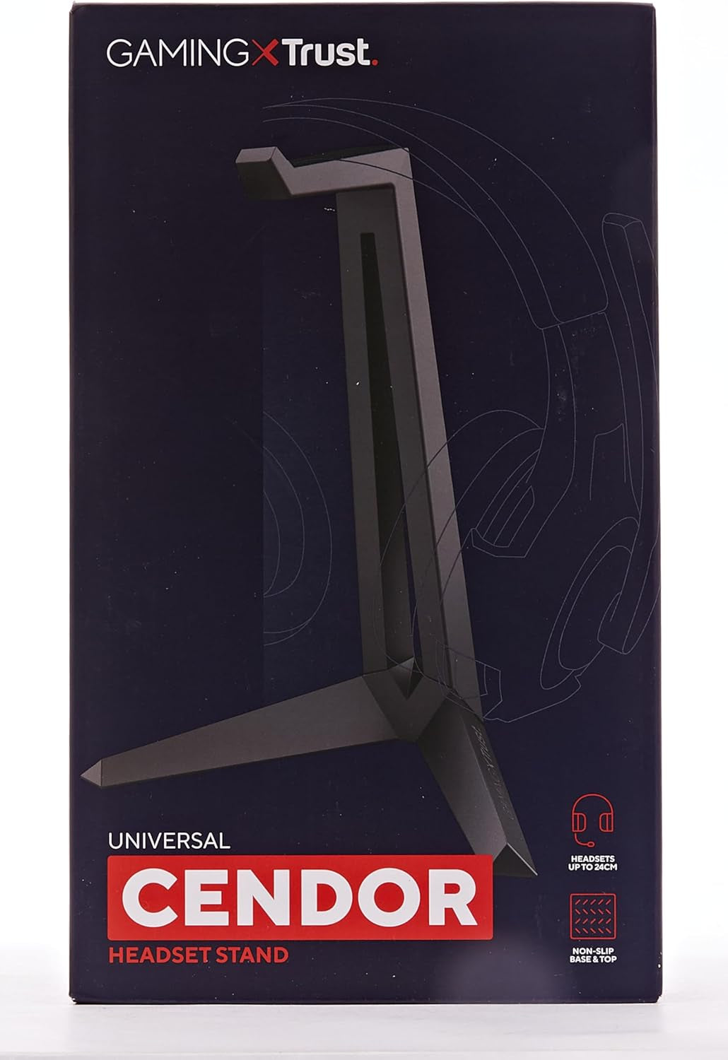 Trust Gaming GXT 260 Cendor Headset Stand, Universal Headphone Holder, Hook With